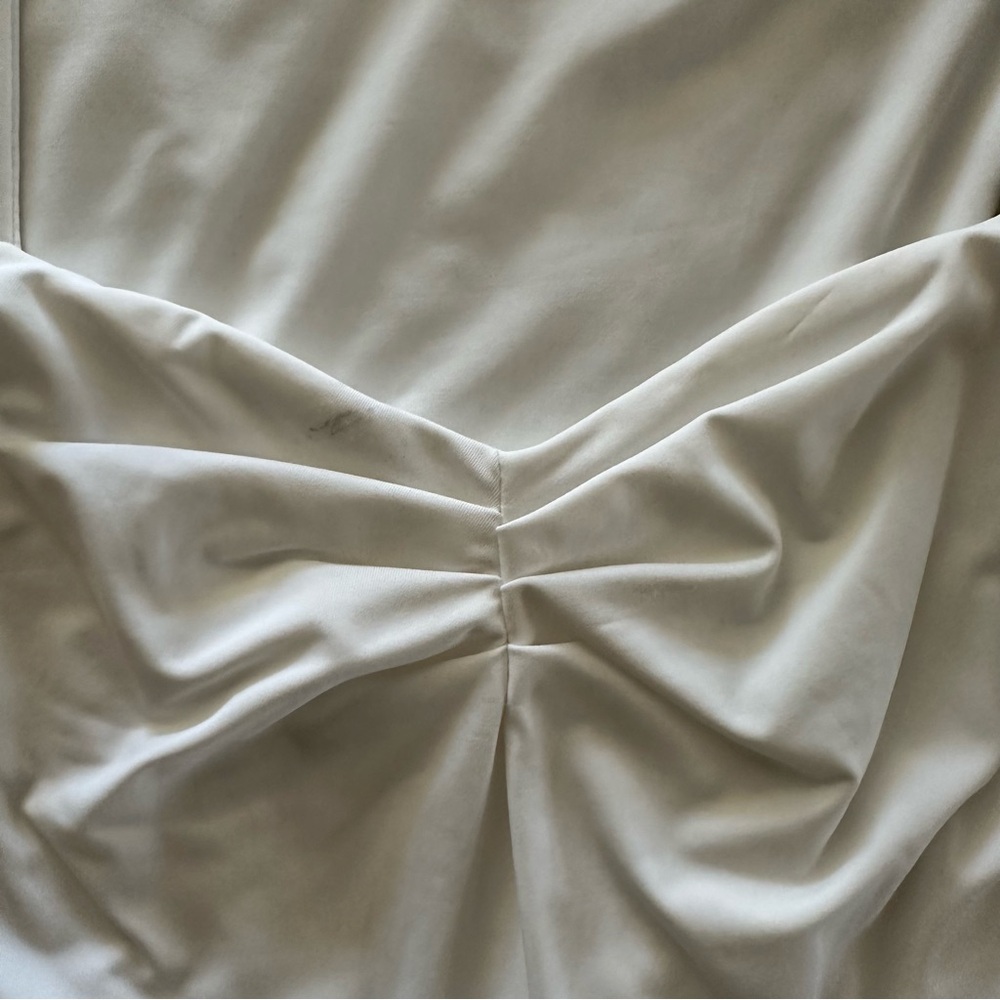 White A Line Dress - Picture 6 of 7